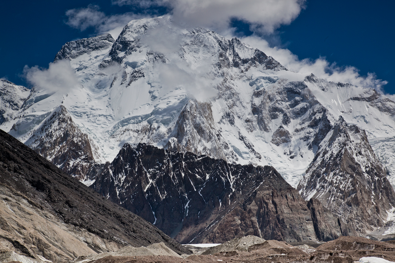 Broad Peak vazut din Tabara de Baza